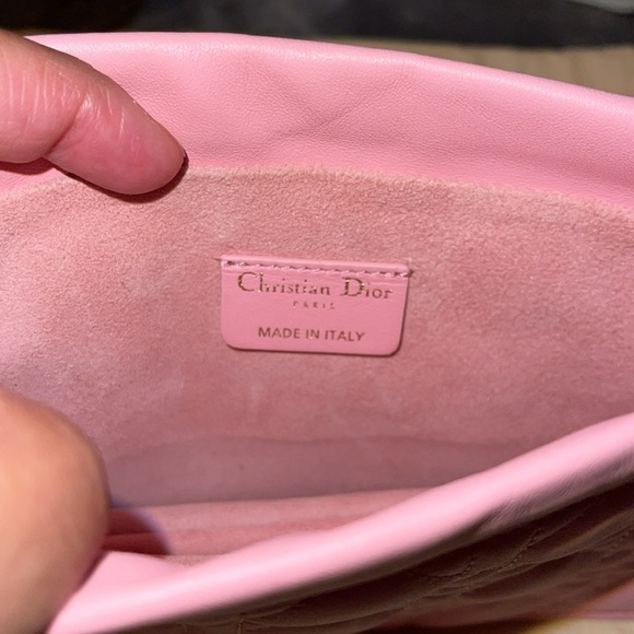 Preloved Lady Dior Milly mini antique pink cannage lambskin pristine condition - Picture 6 of 7
